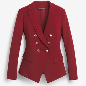 WHBM Burgundy Trophy Jacket